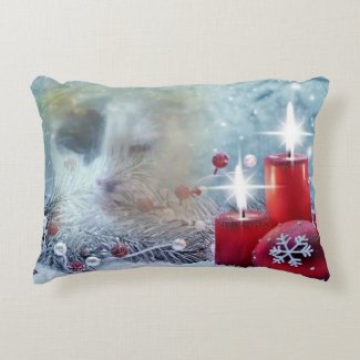Spotty's Christmas Accent Pillow
