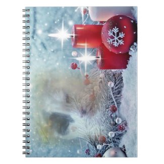 Spotty's Christmas Spiral Photo Notebook