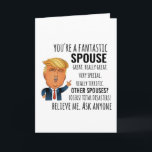 Spouse Best Gift Card<br><div class="desc">Apparel gifts for men,  women,  ladies,  adults,  boys,  girls,  couples,  mom,  dad,  aunt,  uncle,  him & her.Perfect for Birthdays,  Anniversaries,  School,  Graduations,  Holidays,  Christmas.</div>