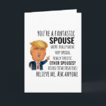 Spouse Best Gift Card<br><div class="desc">Apparel gifts for men,  women,  ladies,  adults,  boys,  girls,  couples,  mom,  dad,  aunt,  uncle,  him & her.Perfect for Birthdays,  Anniversaries,  School,  Graduations,  Holidays,  Christmas.</div>