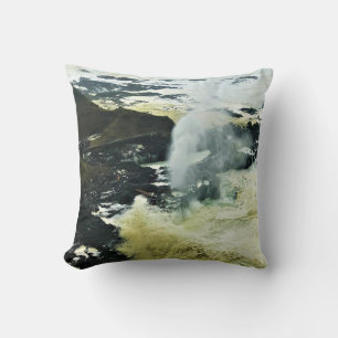 Spouting Horn, Cape Perpetua, Oregon Coast Throw Pillow