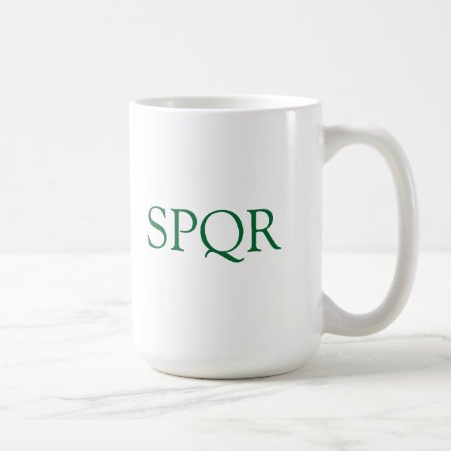 "SPQR Coffee Mug" Mug (Right)