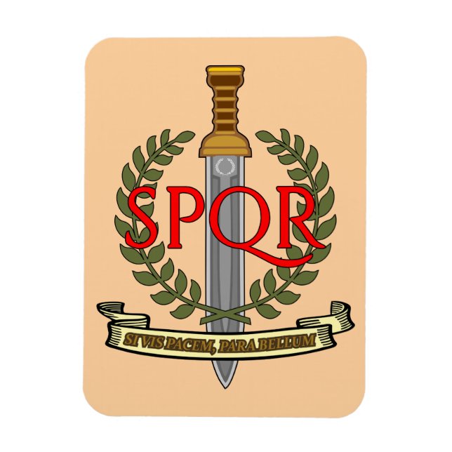 SPQR Gladius - Senatus Populusque Romanus Magnet (Vertical)