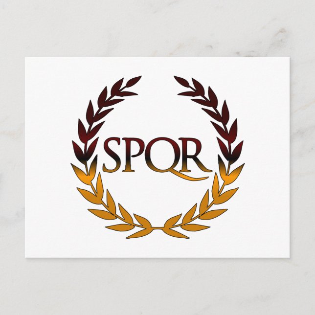 SPQR POSTCARD (Front)