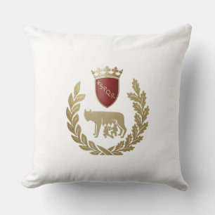 +SPQR Pulvinus Pro Roma Throw Pillow