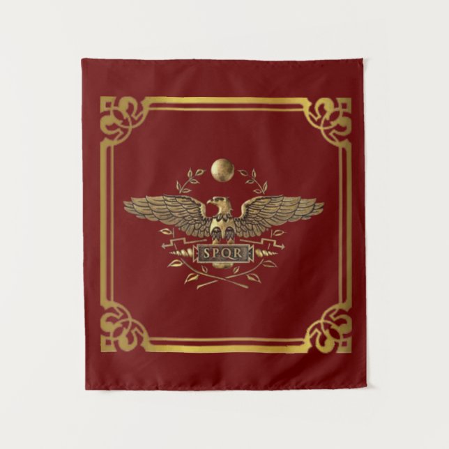 SPQR Roman Crest Tapestry (Front)