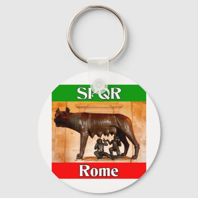 SPQR Rome Keychain (Front)