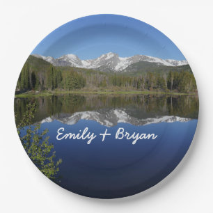 Sprague Lake I at Rocky Mountain National Park Paper Plate