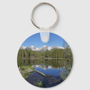 Sprague Lake II at Rocky Mountain National Park Keychain