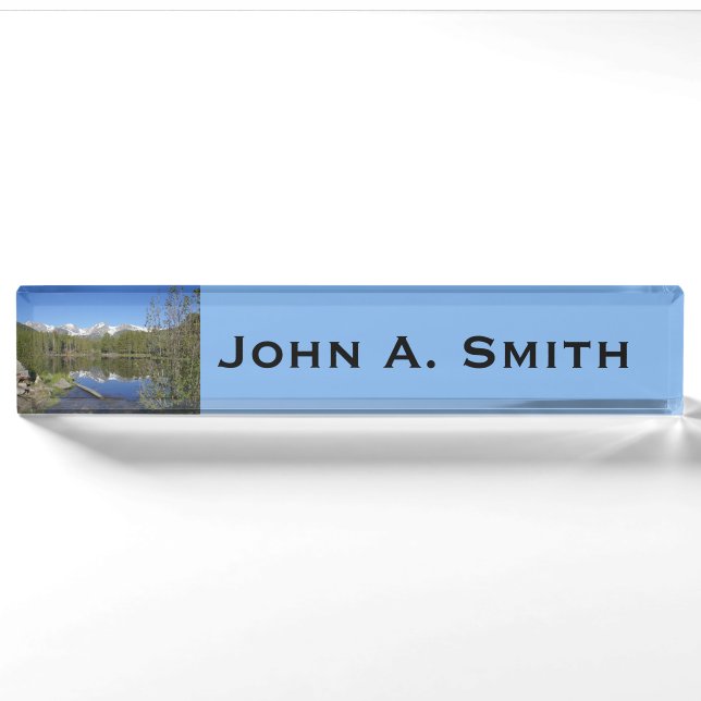 Sprague Lake II at Rocky Mountain National Park Nameplate (Front)