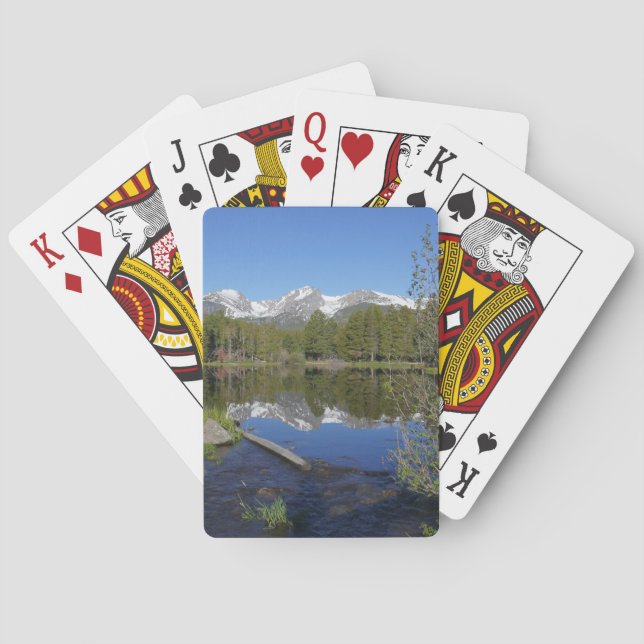 Sprague Lake II at Rocky Mountain National Park Playing Cards (Back)