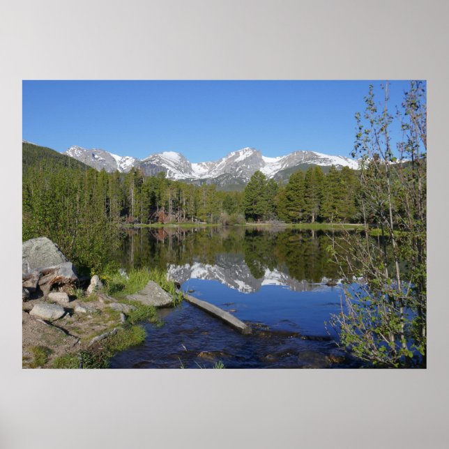 Sprague Lake II at Rocky Mountain National Park Poster (Front)