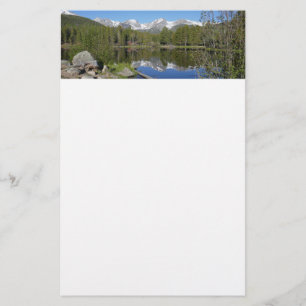 Sprague Lake II at Rocky Mountain National Park Stationery