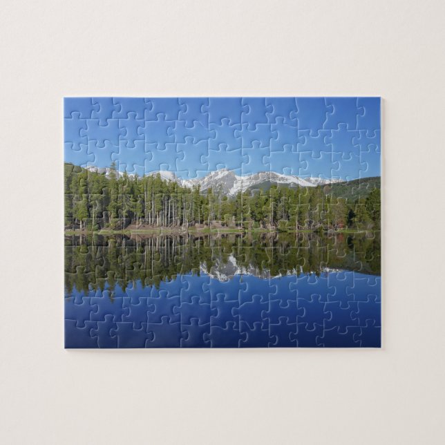 Sprague Lake Reflection Jigsaw Puzzle (Horizontal)
