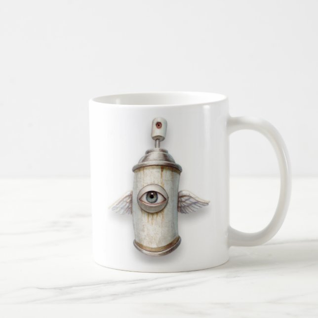 "Spray Bird" Mug (Right)