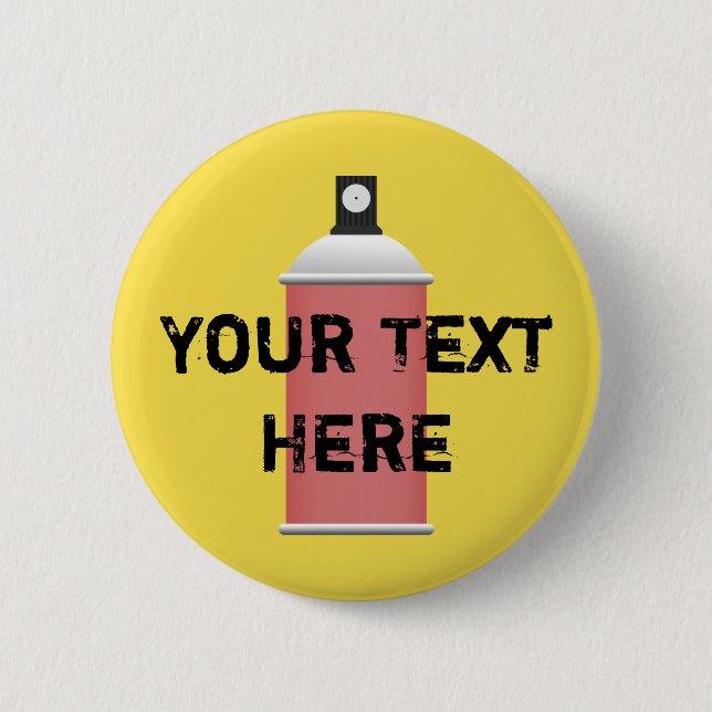 Spray can 2 inch round button (Front)