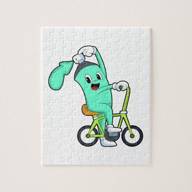 Spray can with Bicycle Jigsaw Puzzle (Vertical)