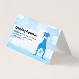 Spray Cleaning Bottle   Home Cleaner Services Business Card