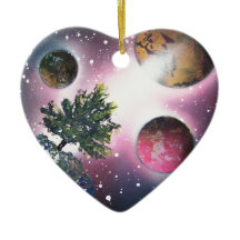 Spray Paint Art Space Landscape Painting