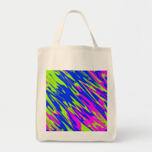 Spray Paint Pink Lime Blue Tote Bag