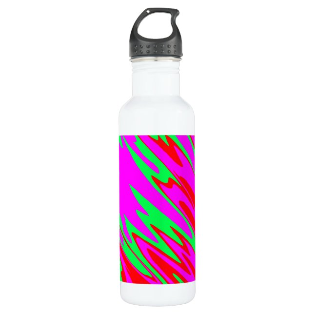 Spray Paint Red Pink Green 710 Ml Water Bottle (Front)