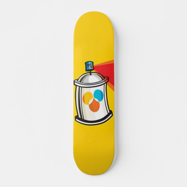 Spray Paint Skateboard (Front)