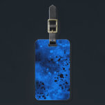 Spray Paint Splatter Effect Luggage Tag<br><div class="desc">Colourful tags featuring a messy spray paint splatter effect,  this vibrant blue  tag is perfect for a loved one due to travel,  a holiday at home or abroad,  a business trip,  or for anyone! check out my shop for more colours and designs.</div>