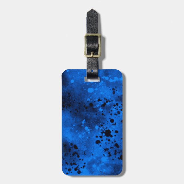 Spray Paint Splatter Effect Luggage Tag (Front Vertical)