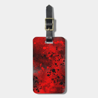 Spray Paint Splatter Effect Luggage Tag