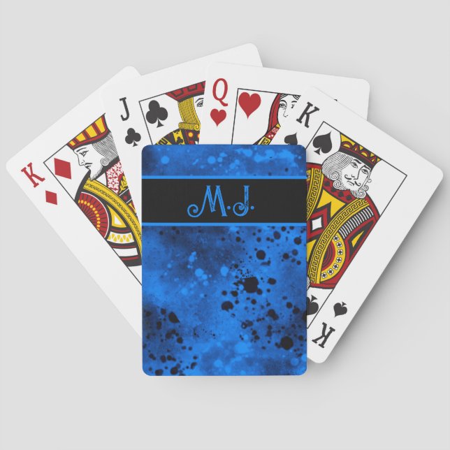 Spray Paint Splatter Effect Playing Cards (Back)