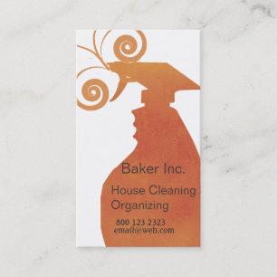 Spray Property Maintenance Professional Cleaning Business Card