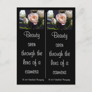 Spray Rose & Rose Bud Bookmarks Postcard