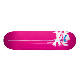 Spray Swede Drips - Magenta / Cyan Skateboard