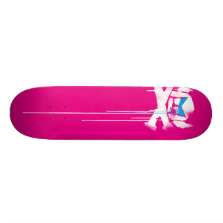 Spray Swede Drips - Magenta / Cyan Skateboard