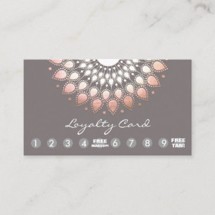 Spray Tan and Makeup Loyalty 10 Punch Card