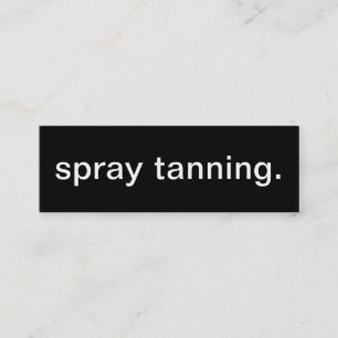 Spray Tan Business Card