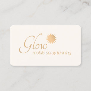 Spray Tan Business Copper Sun avec carte Rays