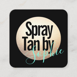 Spray Tanning Gold Carte de visite
