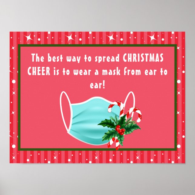 Spread Christmas Cheer Mask Poster (Front)