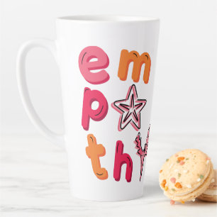 Spread Empathy to the Oceans Latte Mug