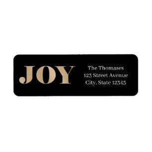 Spread Joy EDITABLE COLOR Holiday Address Label