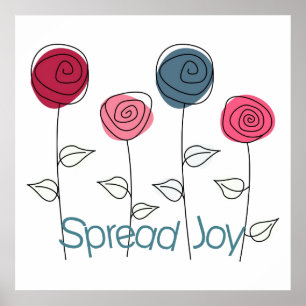 Spread Joy Poster