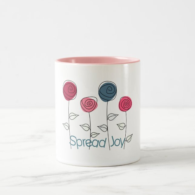 Spread Joy Two-Tone Coffee Mug (Center)