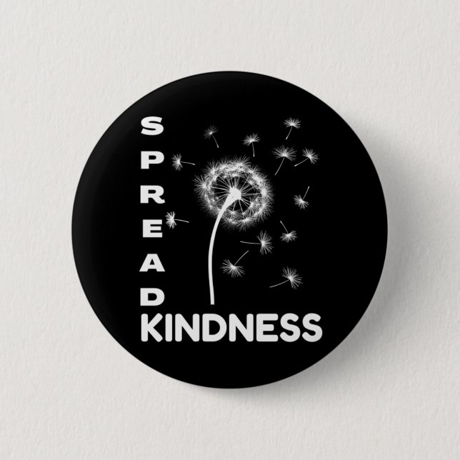 Spread Kindness 2 Inch Round Button (Front)