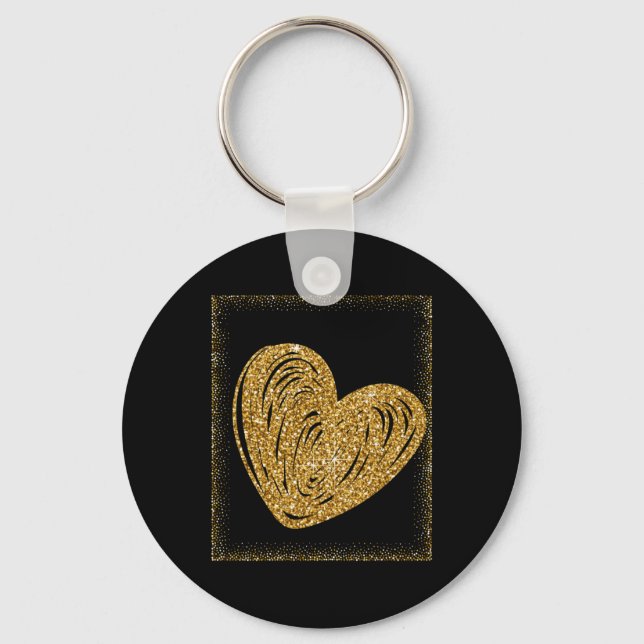 Spread Kindness Like Glitter Sticker  Keychain (Front)