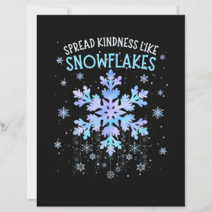 Spread Kindness Like Snowflakes Christmas Teacher 