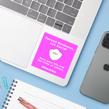 Spread Kindness Not Covid vinyl sticker