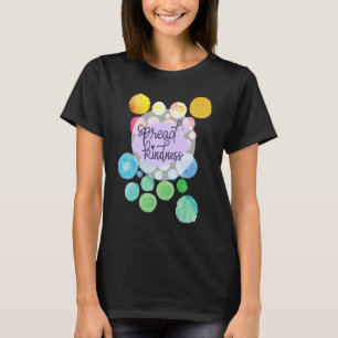 Spread Kindness Watercolor Pastel Inspire Love Com T-Shirt