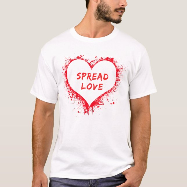 Spread Love Heart T-shirt - Be Kind (Front)