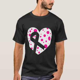 Spread Love With Graphic Heart Pink Ribbon World C T-Shirt